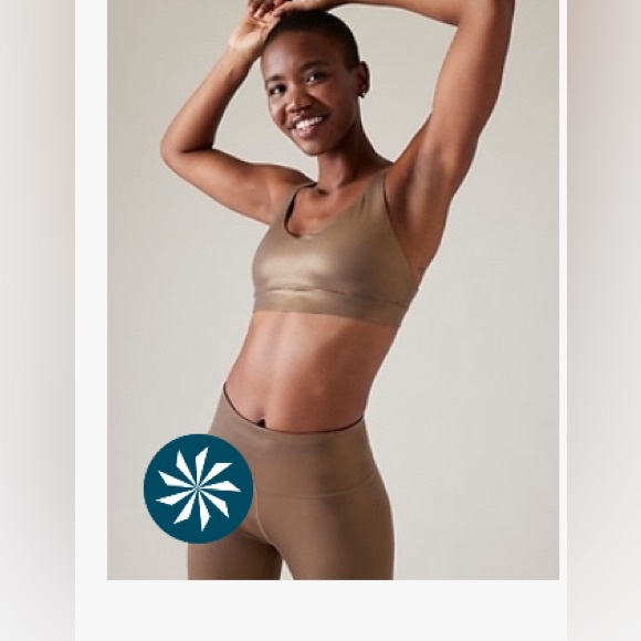 Athleta Pyrite Shine set. EUC. 2 PIECES! size Small. - Picture 1 of 7